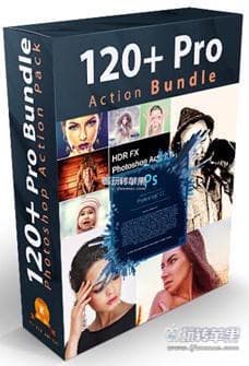 GraphicRiver 120+ Pro Photoshop Action Bundle 下载 – PS动作插件合集