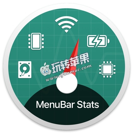 MenuBar Stats 3.4 for Mac 破解版下载 – 优秀的系统CPU/内存/网速监控工具